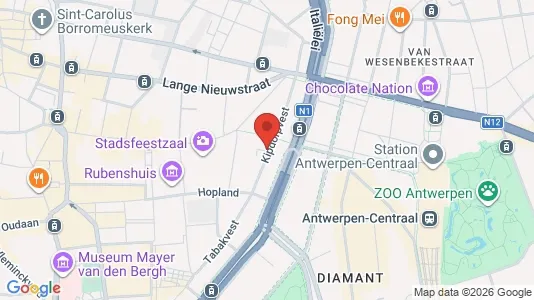 Apartments for rent i Stad Antwerp - kort over placeringen