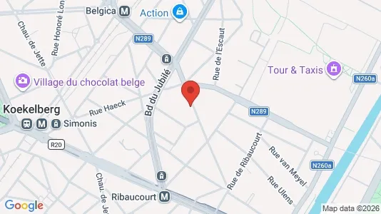 Apartments for rent i Brussels Sint-Jans-Molenbeek - kort over placeringen