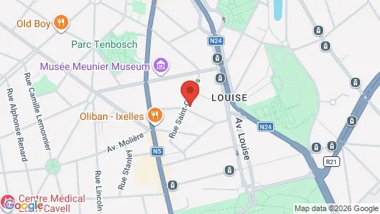 Apartments for rent in Brussels Elsene - Photo from Google Street View