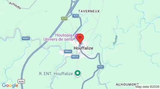 Houses for rent i Houffalize - kort over placeringen
