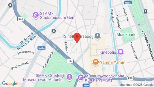 Apartments for rent i Stad Gent - kort over placeringen
