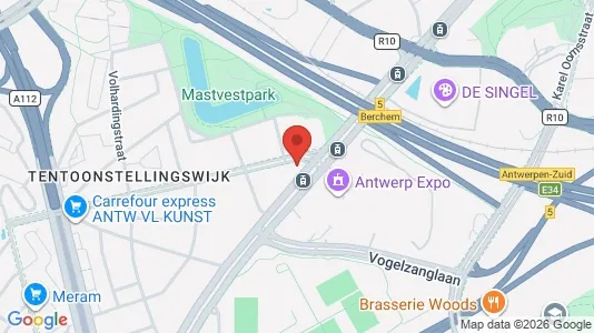 Apartments for rent i Stad Antwerp - kort over placeringen
