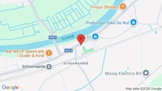 Apartments for rent i Dendermonde - kort over placeringen