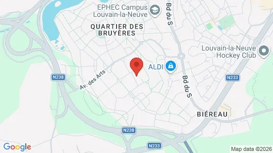 Apartments for rent in Ottignies-Louvain-la-Neuve - Photo from Google Street View
