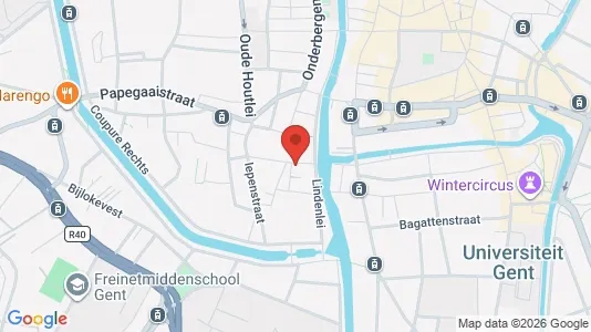 Apartments for rent i Stad Gent - kort over placeringen