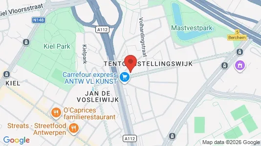 Apartments for rent i Stad Antwerp - kort over placeringen