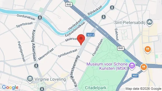 Apartments for rent i Stad Gent - kort over placeringen