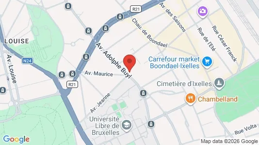 Apartments for rent in Brussels Elsene - Photo from Google Street View