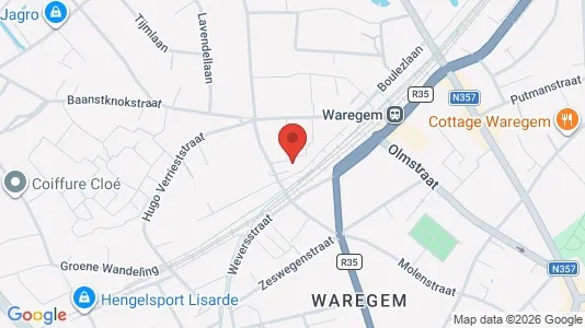Apartments for rent i Waregem - kort over placeringen