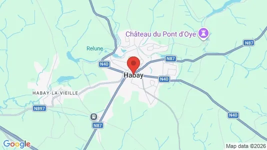 Houses for rent i Habay - kort over placeringen