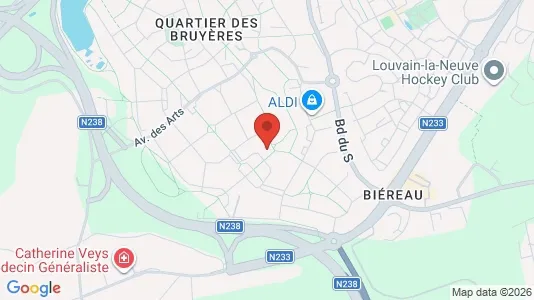 Apartments for rent in Ottignies-Louvain-la-Neuve - Photo from Google Street View