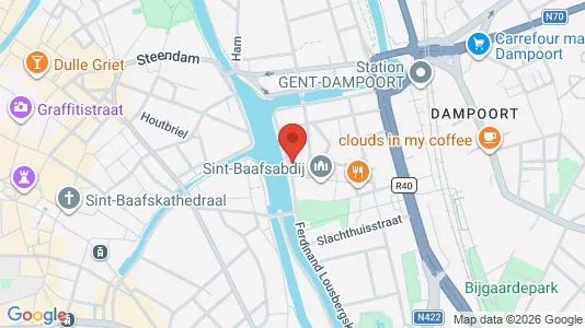 Apartments for rent i Stad Gent - kort over placeringen