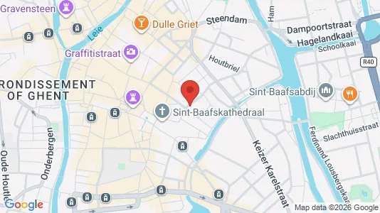 Apartments for rent i Stad Gent - kort over placeringen