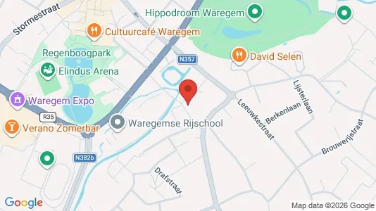 Apartments for rent i Waregem - kort over placeringen