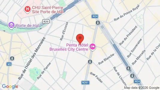 Apartments for rent in Brussels Sint-Gillis - Photo from Google Street View