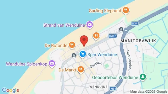 Apartments for rent i De Haan - kort over placeringen