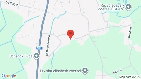 Apartments for rent i Zoersel - kort over placeringen