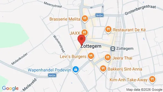 Apartments for rent i Zottegem - kort over placeringen
