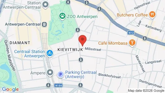Apartments for rent i Antwerp Borgerhout - kort over placeringen