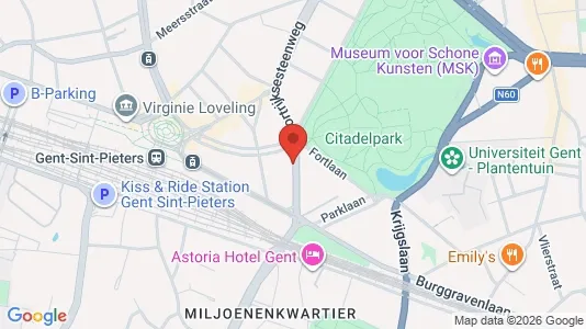 Apartments for rent i Stad Gent - kort over placeringen