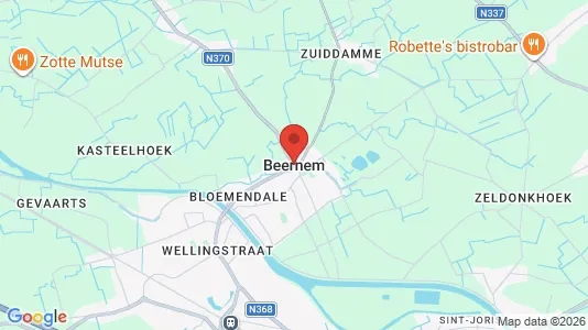 Houses for rent i Beernem - kort over placeringen