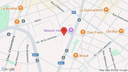 Apartments for rent i Brussels Vorst - kort over placeringen