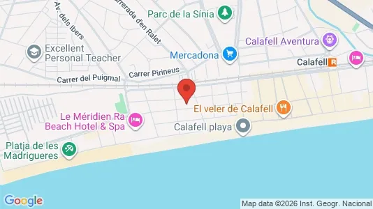 Apartments for rent i El Vendrell - kort over placeringen