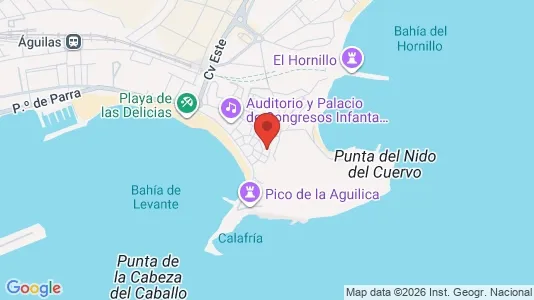 Apartments for rent i Águilas - kort over placeringen