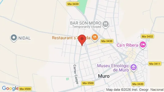 Apartments for rent i Muro - kort over placeringen