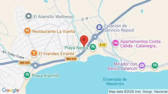 Apartments for rent i Cartagena - kort over placeringen