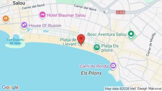 Apartments for rent i Salou - kort over placeringen