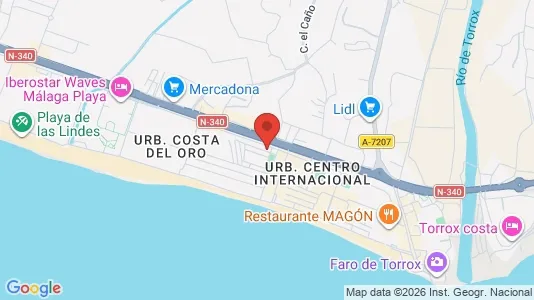 Apartments for rent i Torrox - kort over placeringen