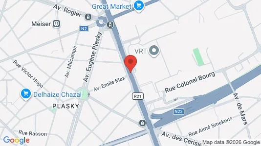 Apartments for rent in Brussels Schaarbeek - Photo from Google Street View