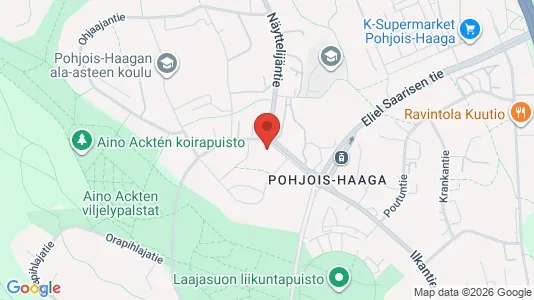 Rooms for rent i Helsinki Läntinen - kort over placeringen