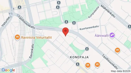 Rooms for rent i Helsinki Keskinen - kort over placeringen