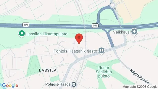 Rooms for rent i Helsinki Läntinen - kort over placeringen