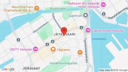 Rooms for rent i Helsinki Eteläinen - kort over placeringen