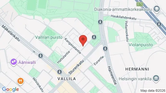 Rooms for rent i Helsinki Keskinen - kort over placeringen