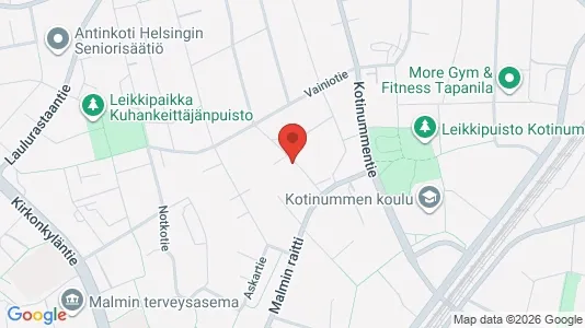 Rooms for rent i Helsinki Koillinen - kort over placeringen