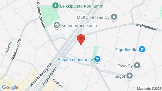 Rooms for rent i Helsinki Koillinen - kort over placeringen