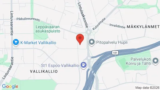 Apartments for rent i Espoo - kort over placeringen