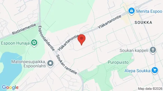 Apartments for rent i Espoo - kort over placeringen