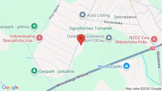 Apartments for rent i Zabrze - kort over placeringen
