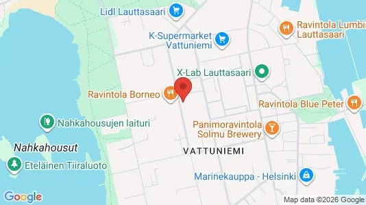 Apartments for rent i Helsinki Eteläinen - kort over placeringen