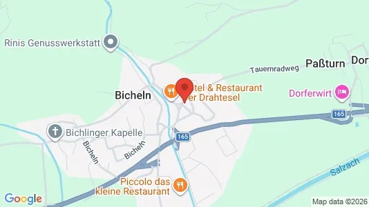 Apartments for rent i Bramberg am Wildkogel - kort over placeringen