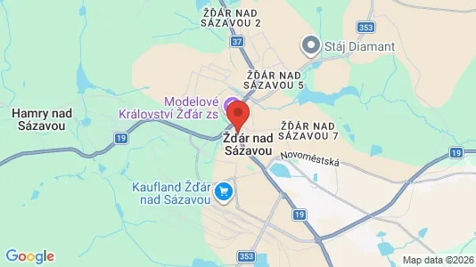 Apartments for rent in Žďár nad Sázavou - Photo from Google Street View