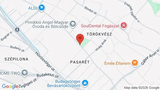 Apartments for rent i Budapest Rákosmente - kort over placeringen