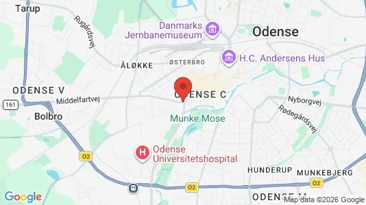 Rooms for rent i Vesterbro - kort over placeringen