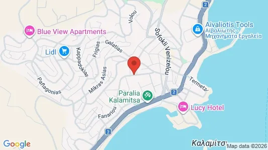 Apartments for rent i Kavala - kort over placeringen