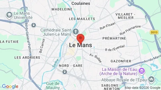 Apartments for rent in Le Mans - Photo from Google Street View